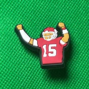 🌼 (5/$10 or 10/$15) NEW “NFL” Fun Croc Charm Collection I ❤️ Kansas City Chiefs